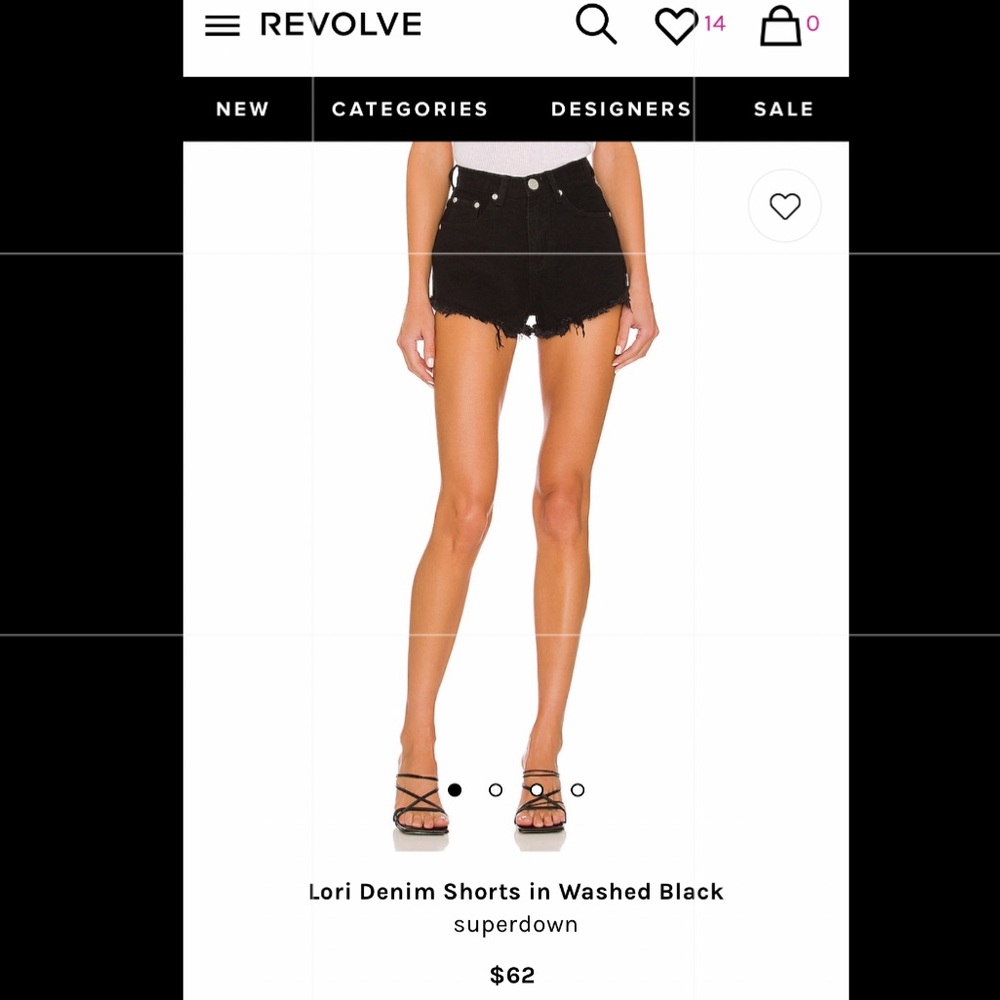 REVOLVE SUPERDOWN Jean Shorts - Distressed/Ripped!!